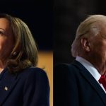 Trump and Harris